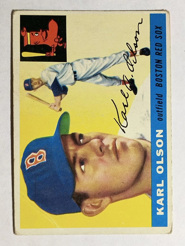 1955 Topps #72 Karl Olson (GOOD)