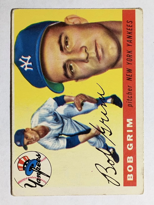 1955 Topps #80 Bob Grim RC (VG)