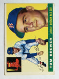 1955 Topps #83 Tom Brewer RC (VG)