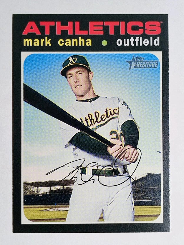 2020 Topps Heritage #60 Mark Canha