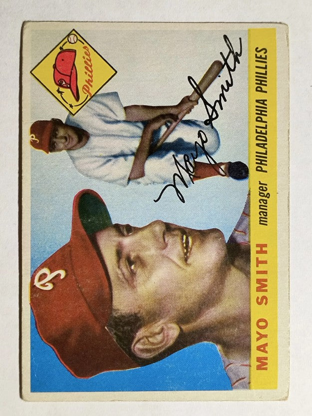 1955 Topps #130 Mayo Smith MG RC (VG)
