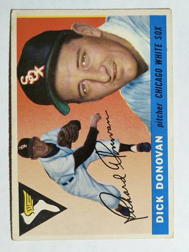 1955 Topps #146 Dick Donovan RC (VGEX)