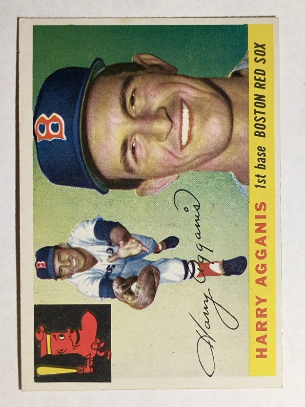 1955 Topps #152 Harry Agganis RC (EXMT)