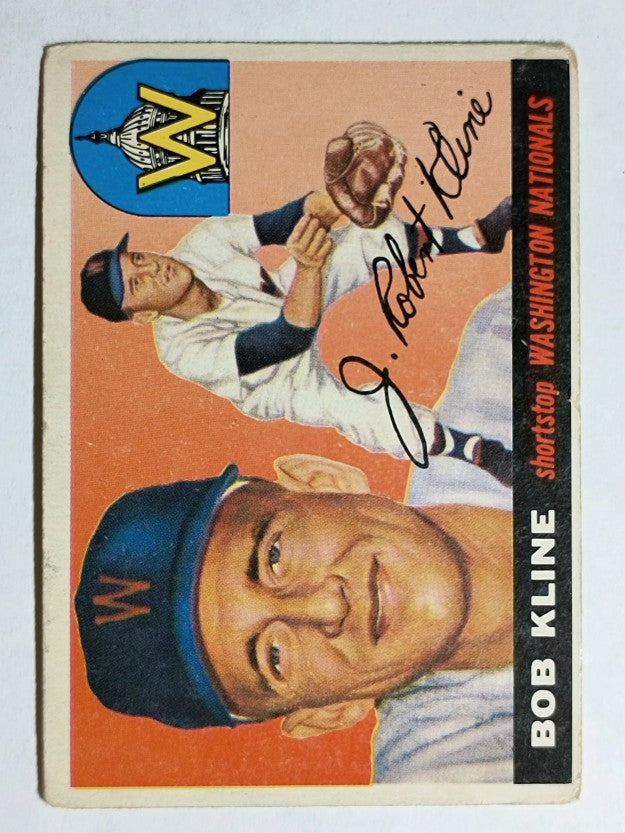 1955 Topps #173 Bob Kline RC (VG)