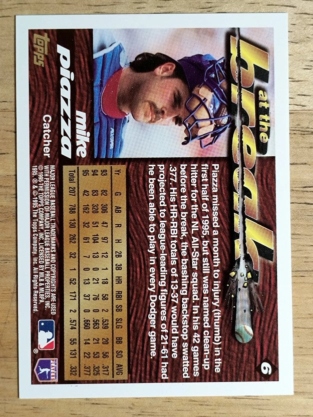 1995 Topps Traded #6T Mike Piazza AB
