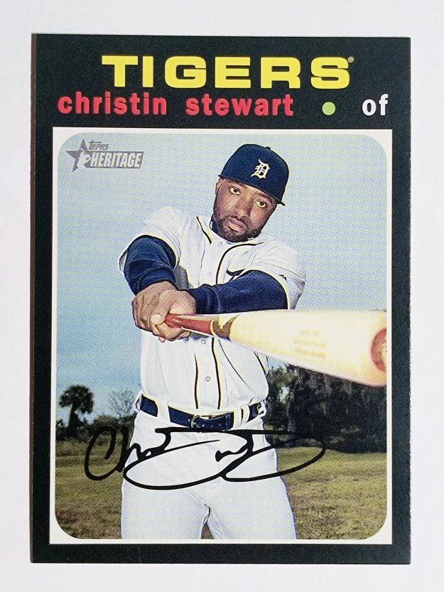 2020 Topps Heritage #85 Christin Stewart