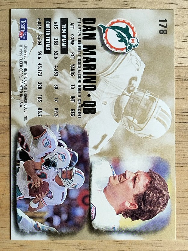 1995 Ultra #178 Dan Marino
