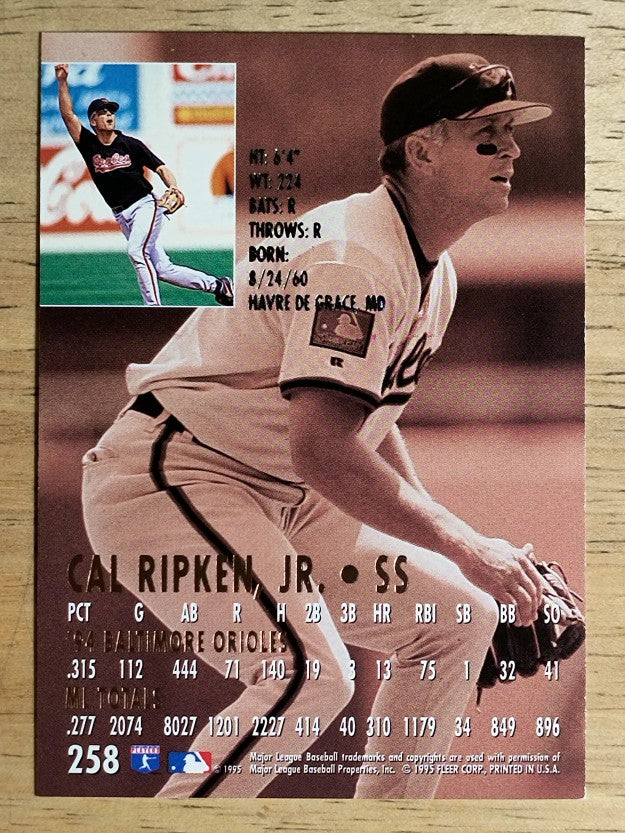 1995 Ultra #258 Cal Ripken