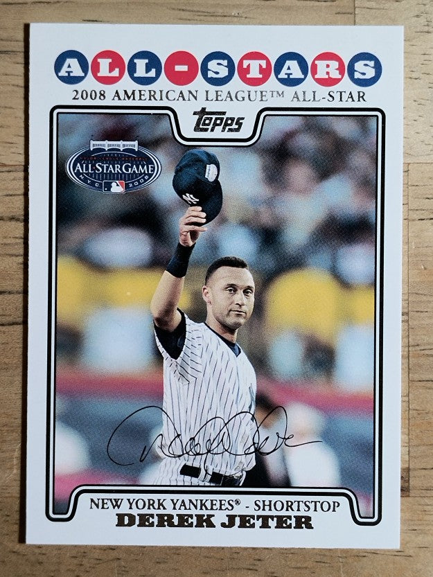 2008 Topps Update #UH52 Derek Jeter AS