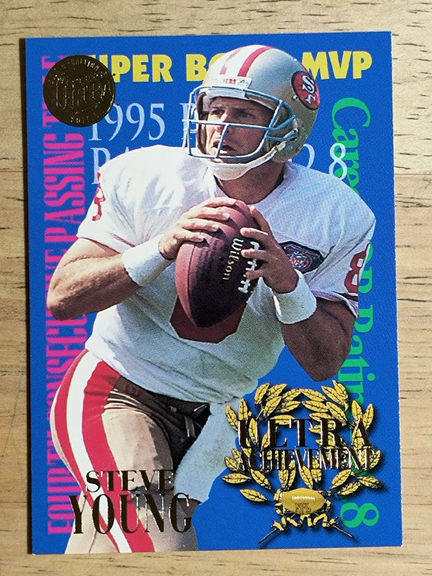 1995 Ultra Achievements Gold Medallion #10 Steve Young