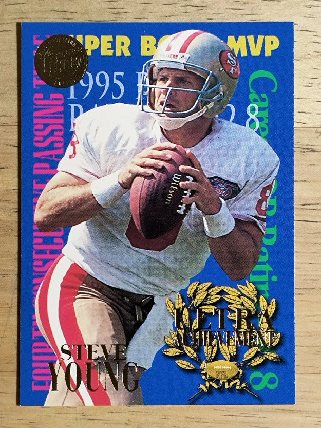 1995 Ultra Achievements Gold Medallion #10 Steve Young