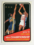 1972-73 Topps #243 Playoffs G3/George McGinnis (EXMT)