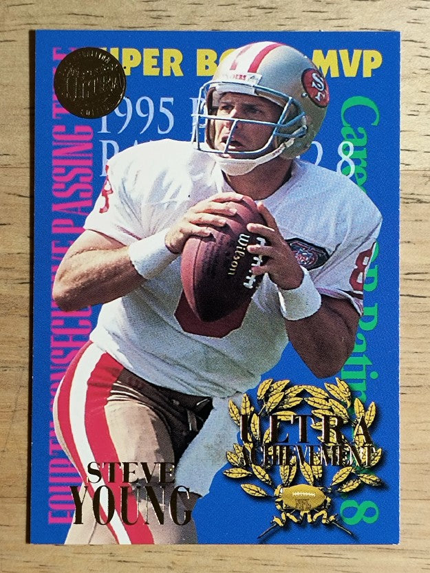 1995 Ultra Achievements Gold Medallion #10 Steve Young
