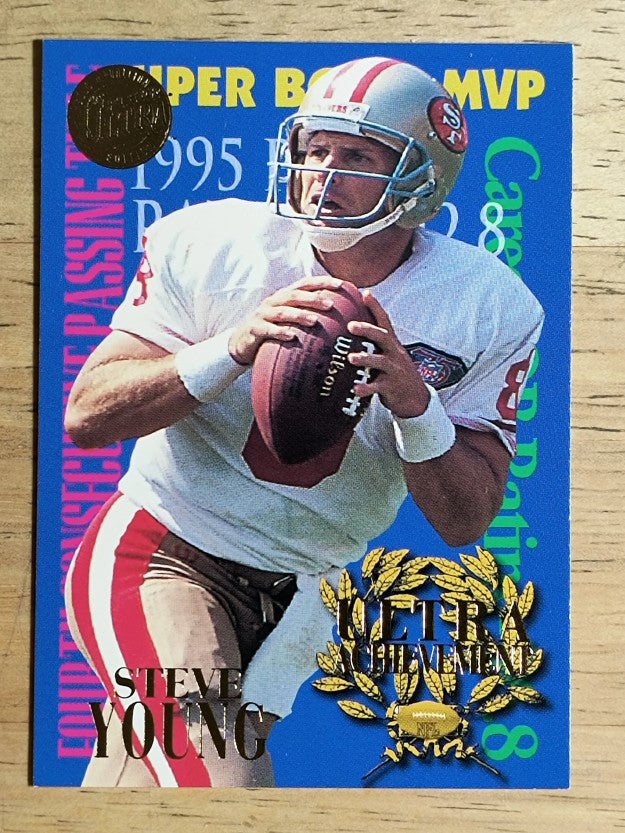 1995 Ultra Achievements Gold Medallion #10 Steve Young