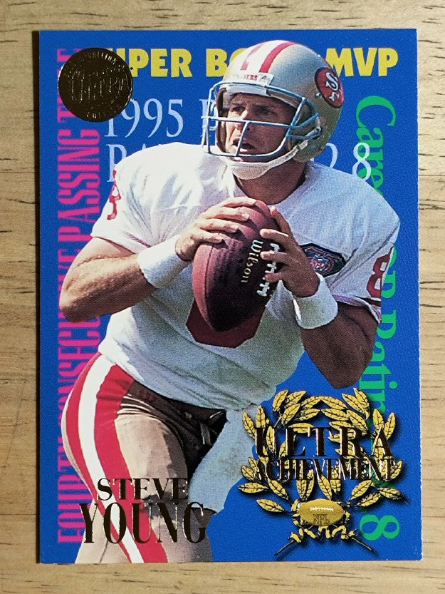 1995 Ultra Achievements Gold Medallion #10 Steve Young