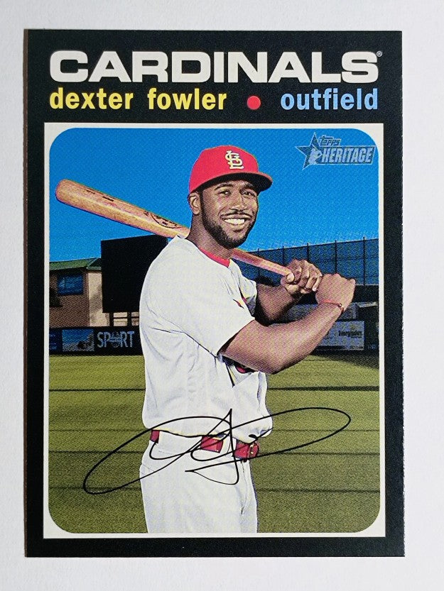 2020 Topps Heritage #88 Dexter Fowler