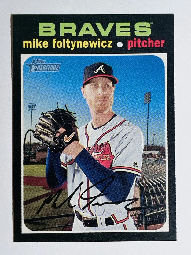 2020 Topps Heritage #91 Mike Foltynewicz