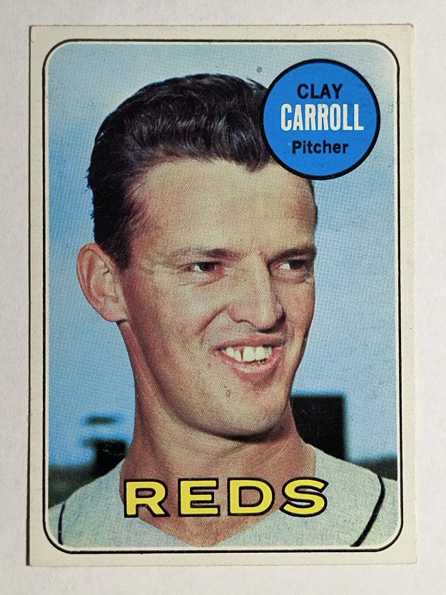 1969 Topps #26 Clay Carroll (EX)