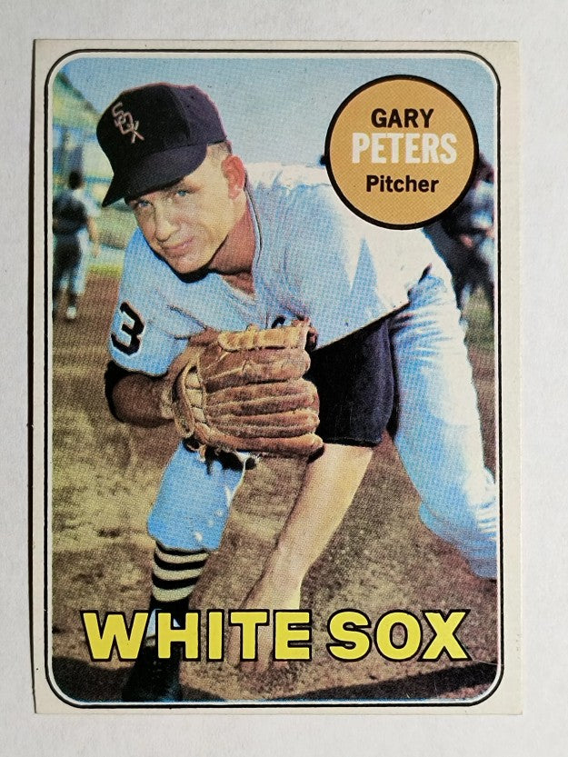 1969 Topps #34 Gary Peters (Trimmed)