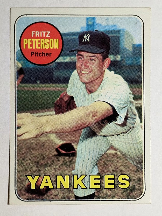 1969 Topps #46 Fritz Peterson (EX)