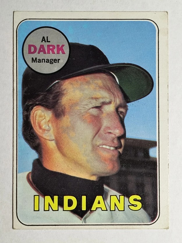 1969 Topps #91 Alvin Dark MG (VG)