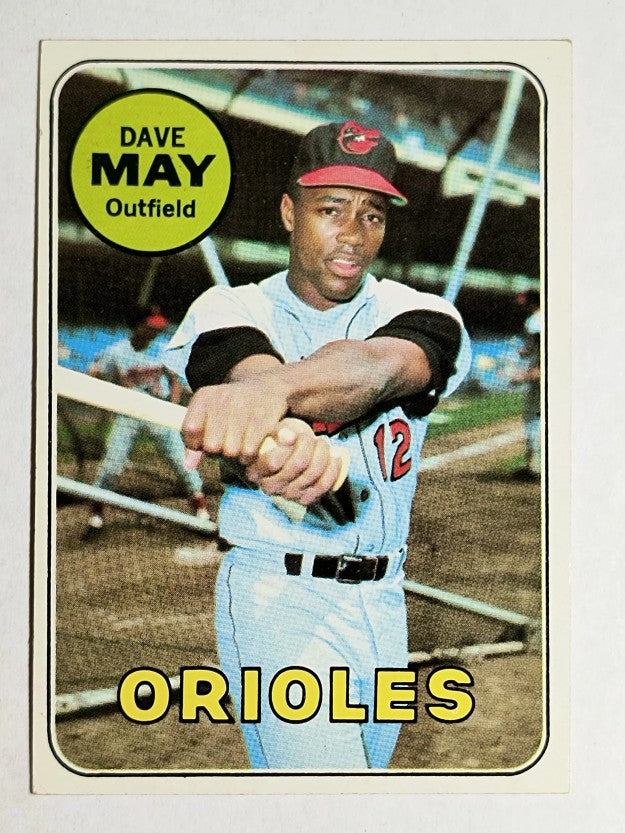1969 Topps #113 Dave May (EXMT)