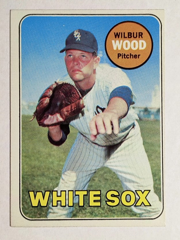 1969 Topps #123 Wilbur Wood (EX)