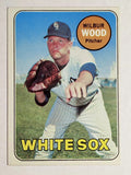 1969 Topps #123 Wilbur Wood (EX)
