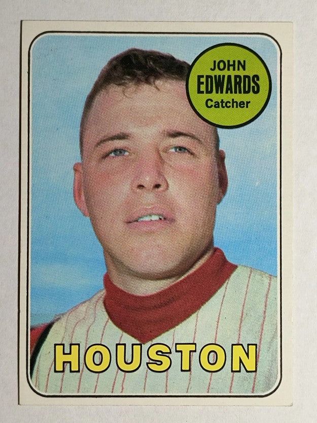 1969 Topps #186 Johnny Edwards (NM)