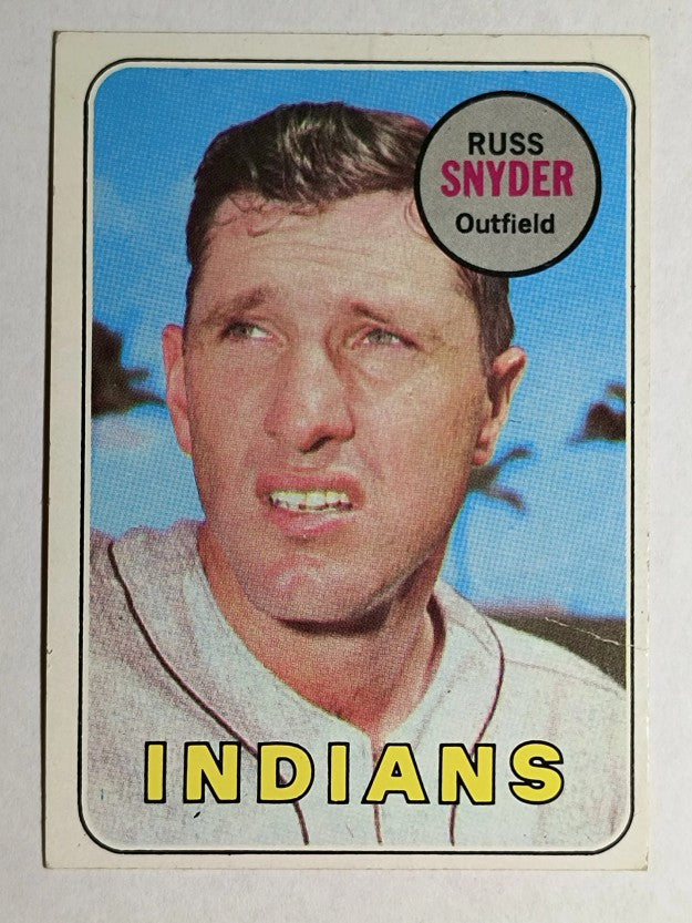 1969 Topps #201 Russ Snyder (GOOD)