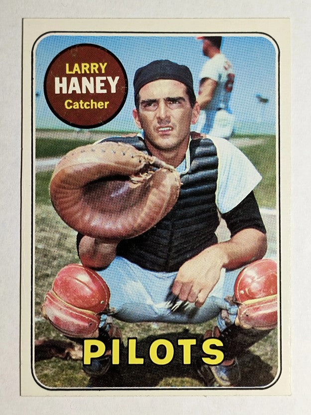 1969 Topps #209 Larry Haney UER/Reverse negative (NMMT)