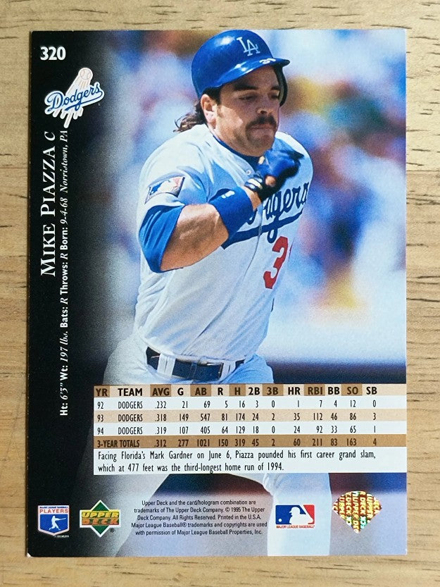 1995 Upper Deck #320 Mike Piazza
