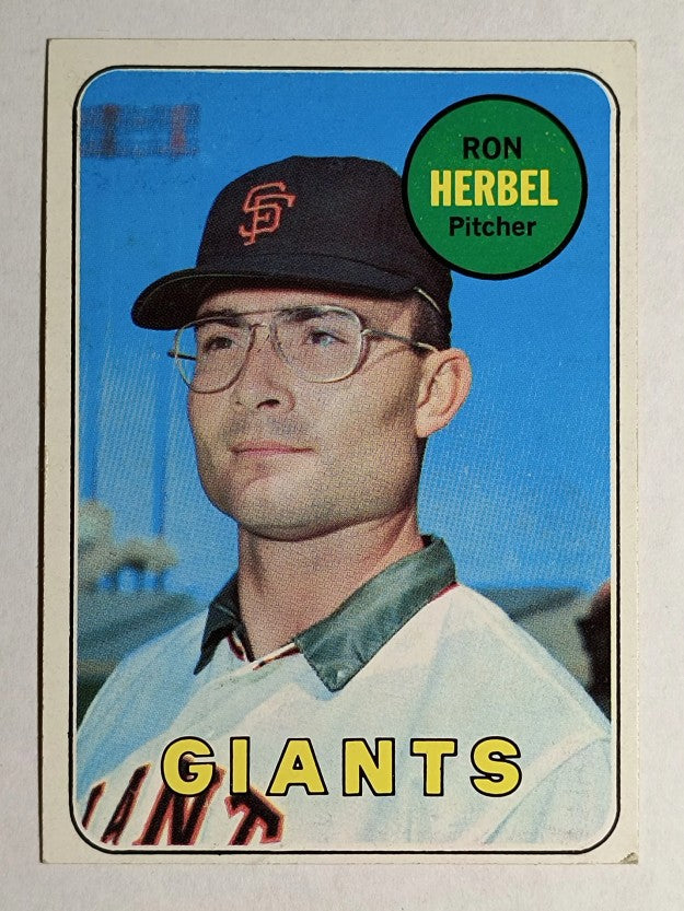 1969 Topps #251 Ron Herbel (EXMT)