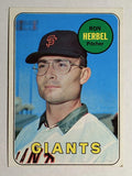 1969 Topps #251 Ron Herbel (EXMT)