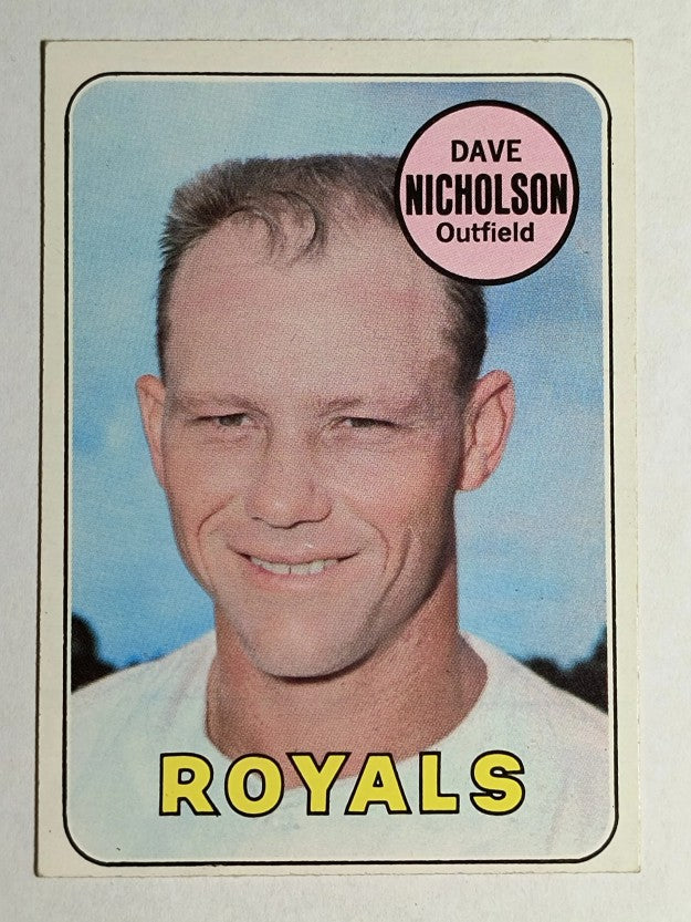 1969 Topps #298 Dave Nicholson (EXMT)