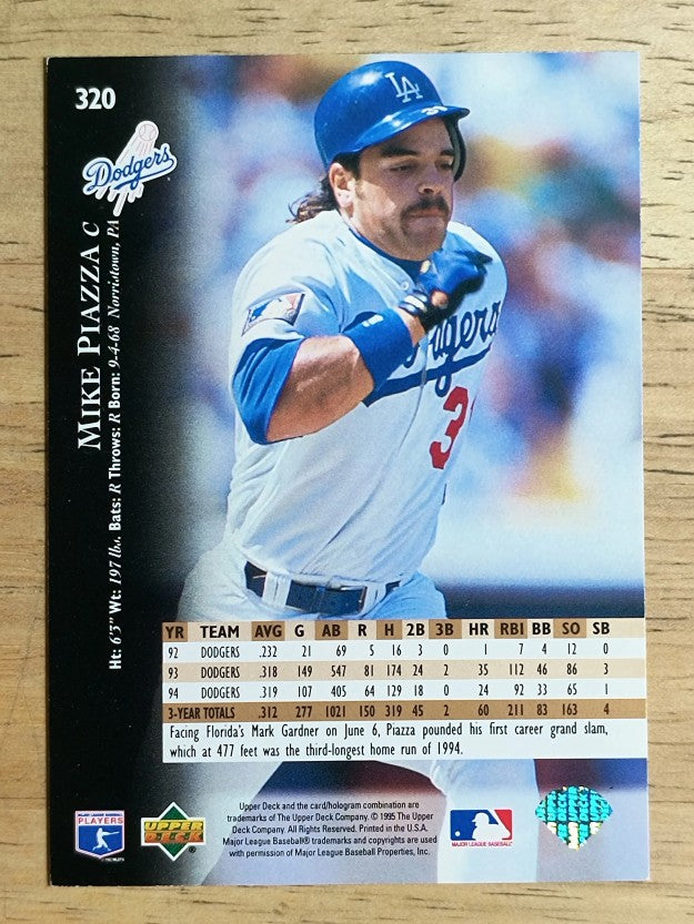 1995 Upper Deck #320 Mike Piazza