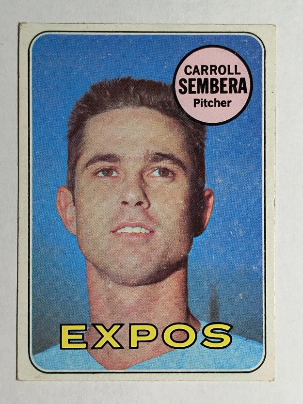1969 Topps #351 Carroll Sembera (VGEX)