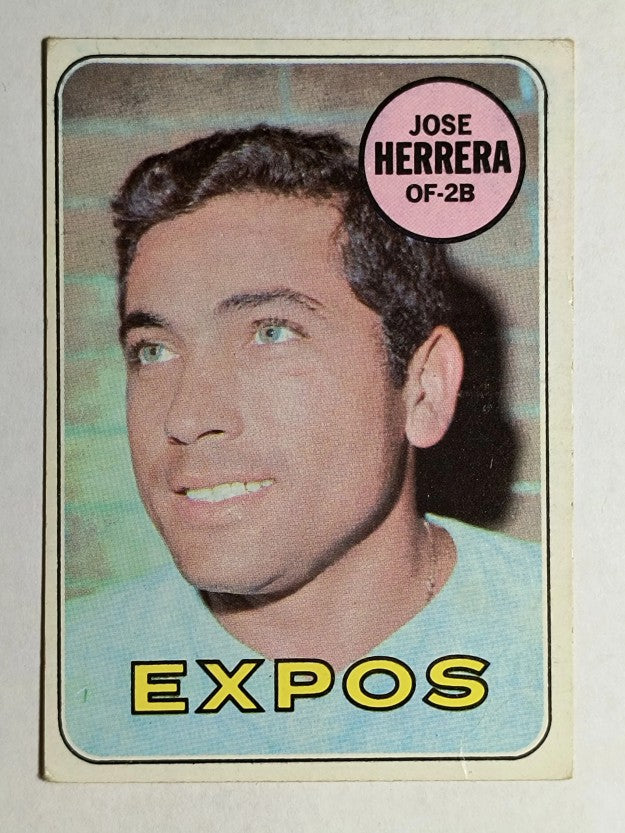1969 Topps #378 Jose Herrera RC (VG)
