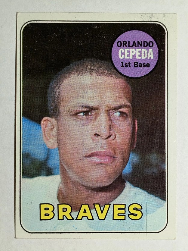 1969 Topps #385 Orlando Cepeda (VGEX)