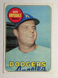 1969 Topps #400 Don Drysdale (VGEX)