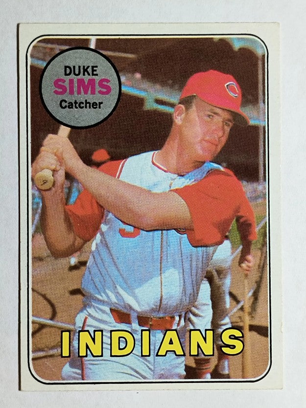 1969 Topps #414 Duke Sims (VG)