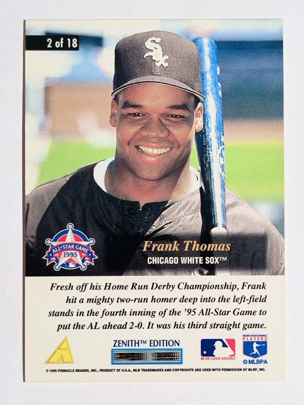 1995 Zenith All-Star Salute #2 Frank Thomas