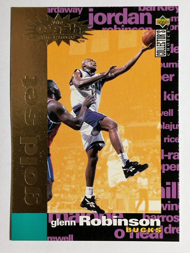 1995-96 Collector's Choice Crash the Game Scoring Gold Redemption Glenn Robinson