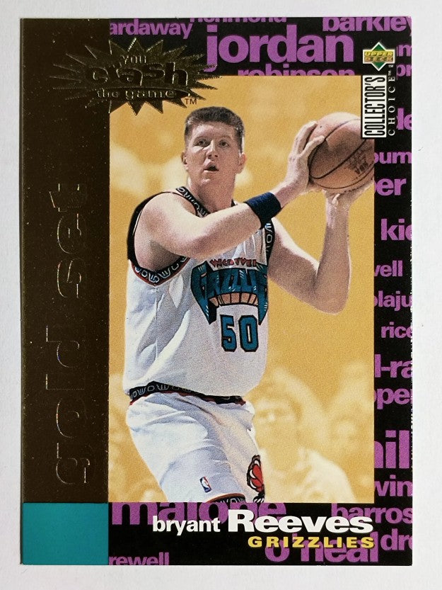 1995-96 Collector's Choice Crash Game Scoring Gold Redemption #C29 Bryant Reeves