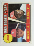 1969 Topps #559 Rookie Stars/Joe Hague RC/Jim Hicks (EXMT)