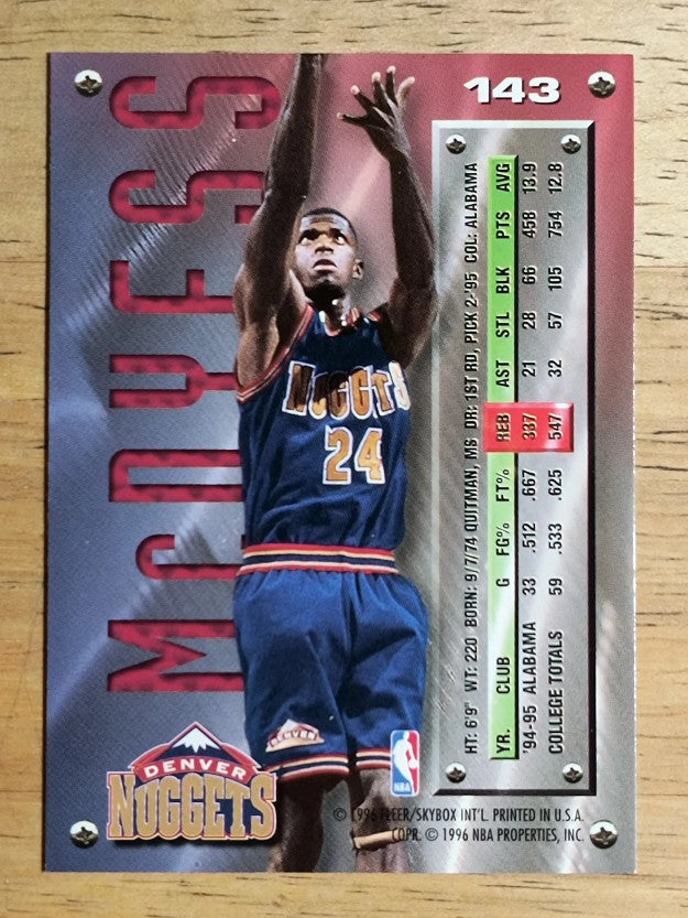 1995-96 Metal #143 Antonio McDyess RC
