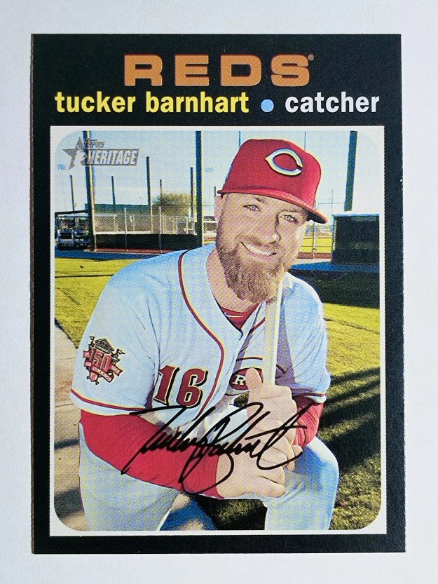 2020 Topps Heritage #107 Tucker Barnhart
