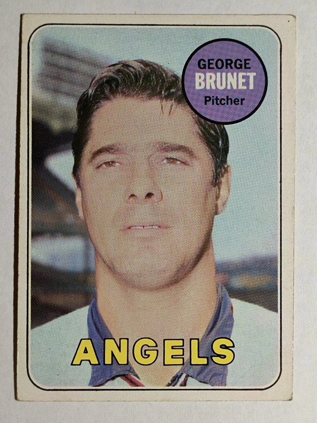 1969 Topps #645 George Brunet (VGEX)