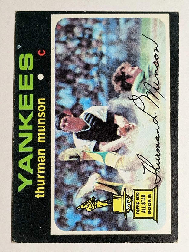 1971 Topps #5 Thurman Munson (EX)