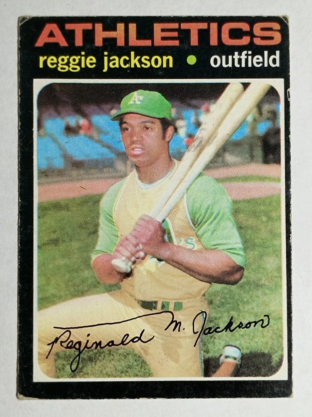 1971 Topps #20 Reggie Jackson (VGEX)